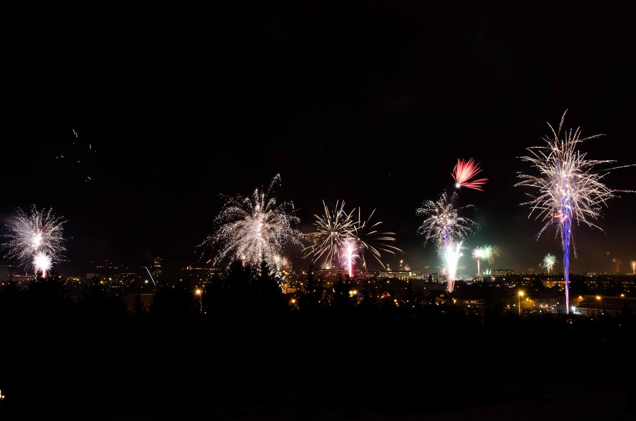 アイスランドの年越し（打ち上げ花火）